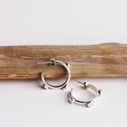 Aros Argolla Rock en Plata 950