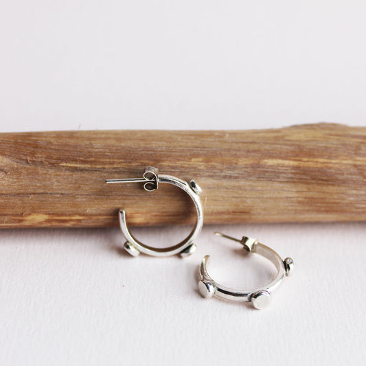Aros Argolla Rock en Plata 950