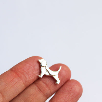 Mini Colgante Silueta de Perrito en Plata | PREVENTA