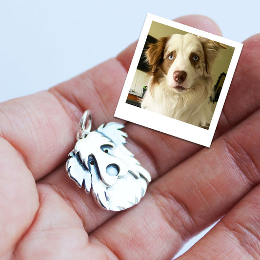 Carita Personalizada de mascota en Plata 950