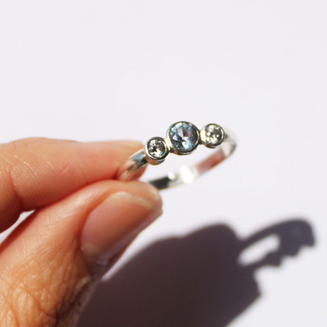 Anillo Bisel Triple