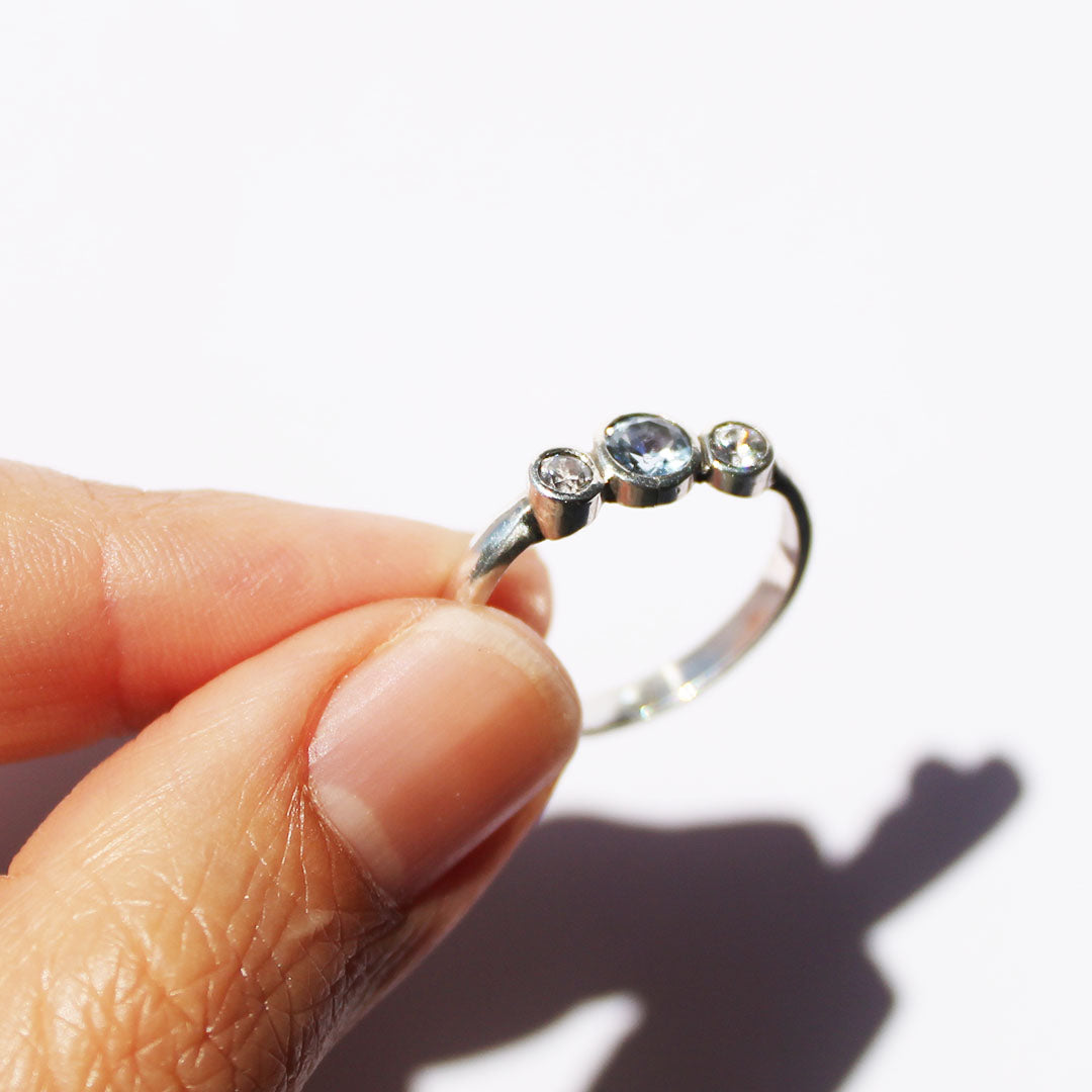 Anillo Bisel Triple