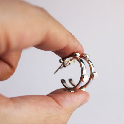 Aros Argolla Rock en Plata 950