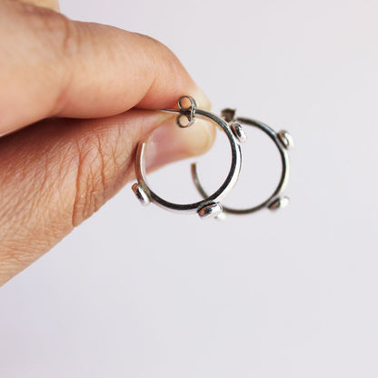 Aros Argolla Rock en Plata 950