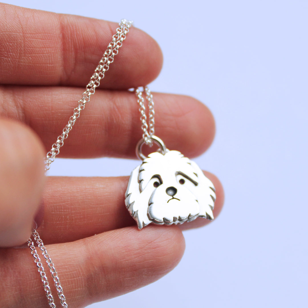 Collar Personalizado con Carita en Plata 950