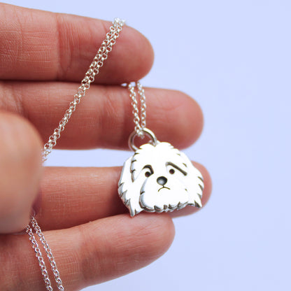Collar Personalizado con Carita en Plata 950