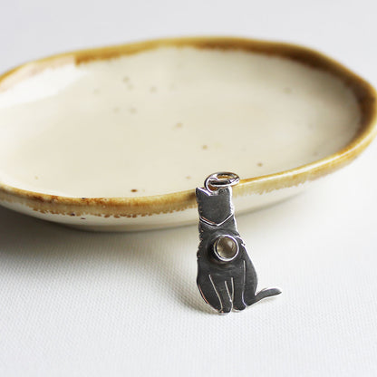 Collar Gato Personalizado en Plata 950 | Mauva Joyas