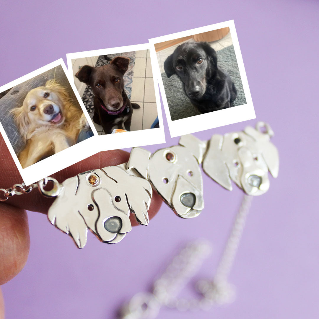 Collar Personalizado con Carita en Plata 950