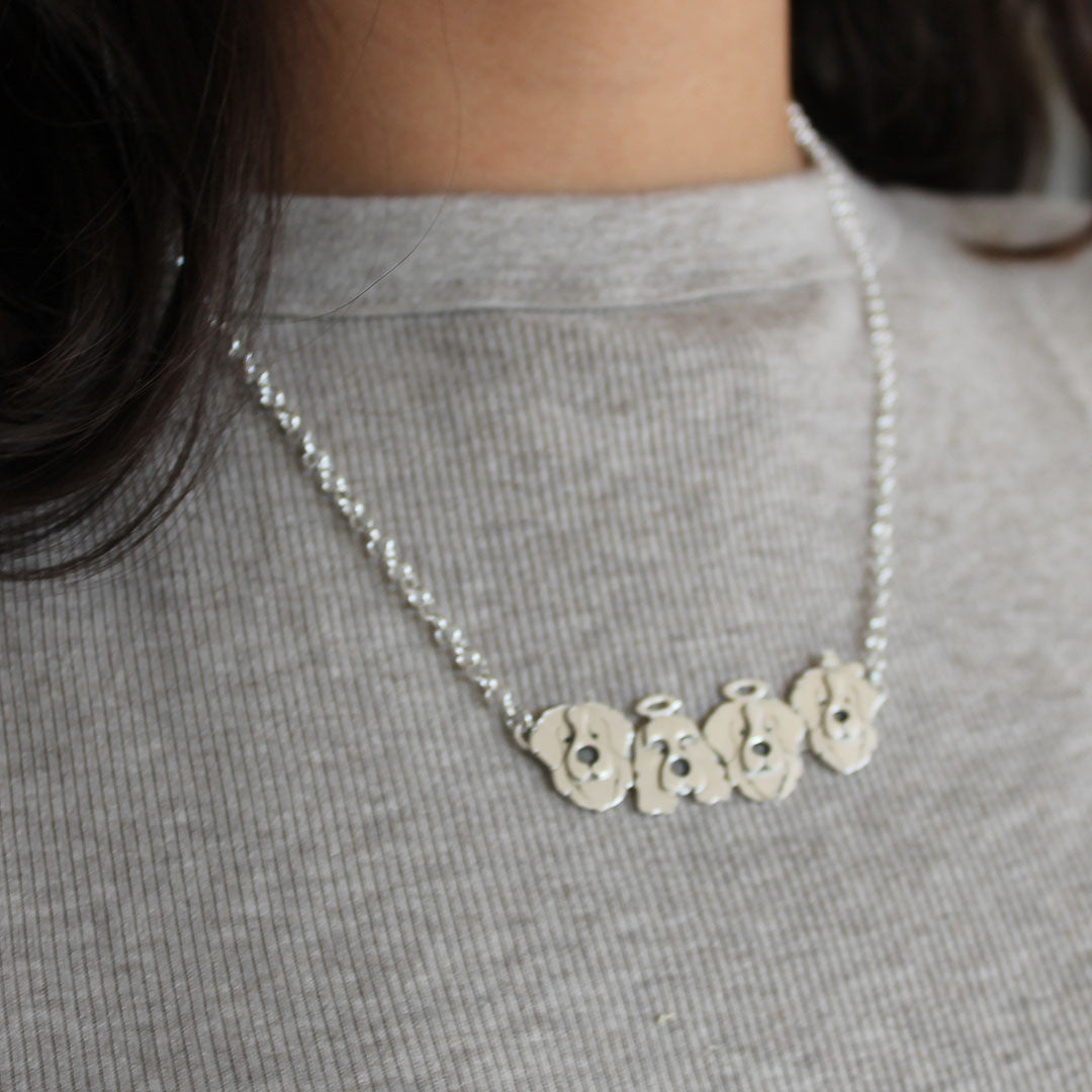 Collar Personalizado con Carita en Plata 950
