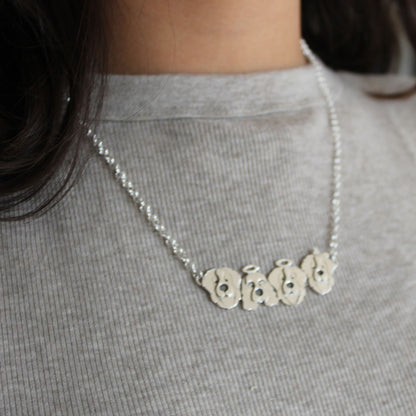 Collar Personalizado con Carita en Plata 950
