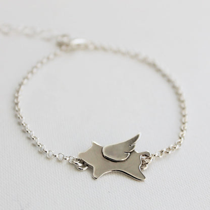 Pulsera Chanchito con Alas