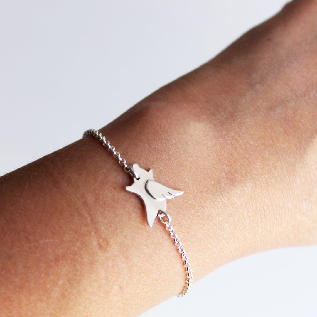 Pulsera Chanchito con Alas