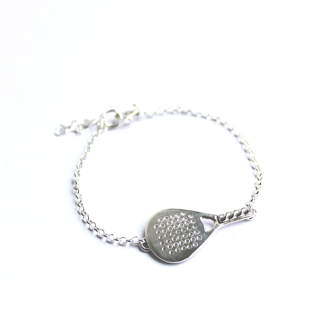 Pulsera y Collar de Pádel en Plata 950