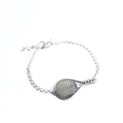 Pulsera y Collar de Pádel en Plata 950