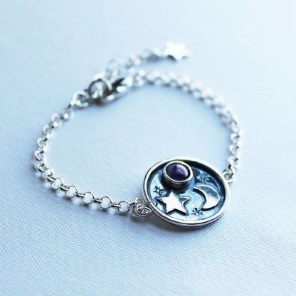 Pulsera Luna y Estrella